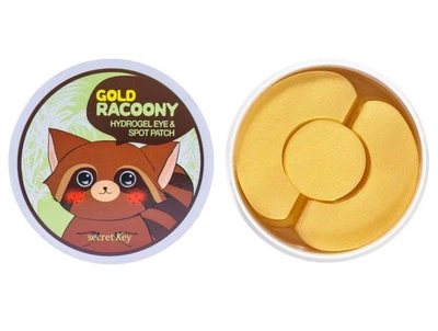 Гидрогелевые патчи с золотом Secret Key Gold Racoony Hydrogel Eye Spot Patch, 90 мл (8809305999215)