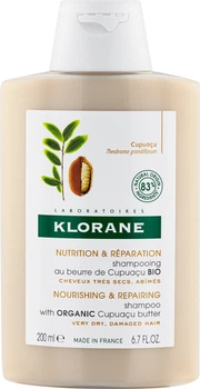 Живильний і відновлювальний шампунь Klorane з органічною олією купуасу 200 мл (3282770144741)