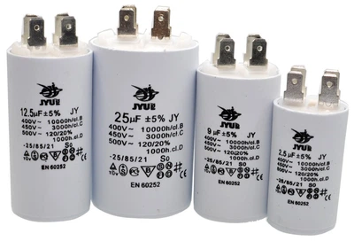конденсатор JYUL CBB-60H 8мкф - 450 VAC клеммы (30*60 mm) арт.кон121