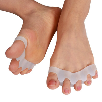 Силіконові роздільники п'яти пальців ніг фігурні 1 пара Foot Care