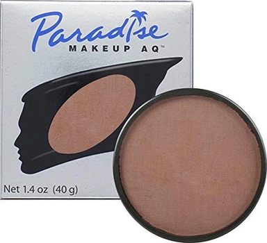 Профессиональный аквагрим MEHRON Paradise, Аквагрим Drk. Brown (Темно-коричневый), 40 г