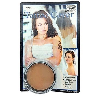 MEHRON Грим для сокрытия татуировок Makeup Tattoo Cover, Light/Medium 9oz., 25 г