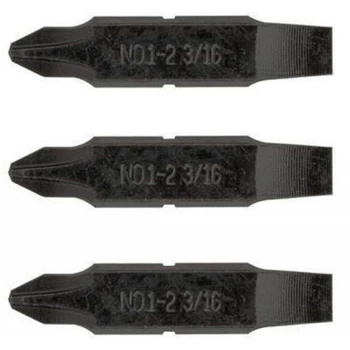Набір біт для мультитула Leatherman 3шт хрестова PHILLIPS 1-2 та плоска 3/16" (931024)