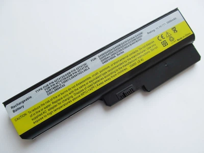 Батарея для ноутбука Lenovo IdeaPad G430 42T4585, 5200mAh, 6cell, 11.1V, Li-ion, чорна,