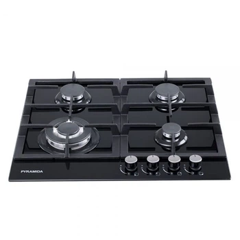 Газовая варочная поверхность Pyramida pfg 647 black luxe