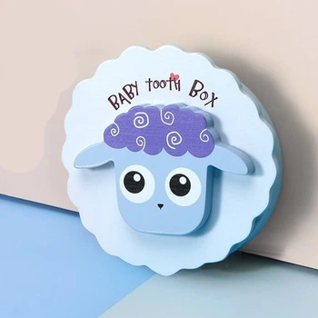Сувенирная коробочка Argo Baby Tooth Box для молочных зубов Lamb, Blue 7QF182