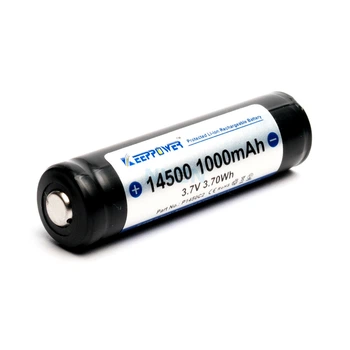 Акумулятор літієвий AA Keeppower 14500 1000mAh із захистом