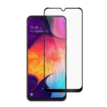 Защитное стекло LUX для Samsung Galaxy A10s (A107) Full Сover черный 0,3 мм в упаковке