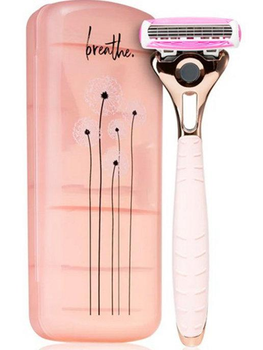 Жіночий верстат для гоління Wilkinson Quattro For Woman Rosegold + дорожній футляр 01617