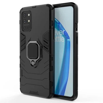 Чехол с подставкой Deexe Hybrid Case для OnePlus 9R - Black
