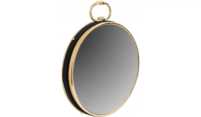 Настінне дзеркало Kayoom Round 925 Gold/Black Ø 41 см