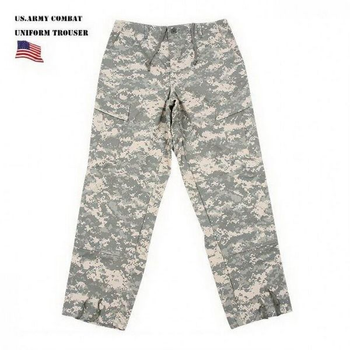 Штаны US US combat uniform ACU 7700000016324 Камуфляж L