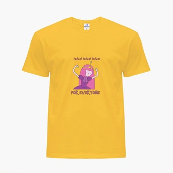 Детская футболка Время приключений Принцесса пупырка (Adventure Time Lumpy Space Princess) (25186-1576) 158-164 см Хлопок Желтый