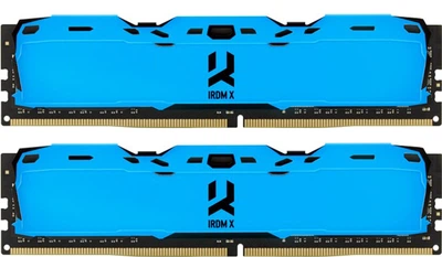 Оперативная память Goodram DDR4-3200 32768MB PC4-25600 (Kit of 2x16384) IRDM X Blue (IR-XB3200D464L16A/32GDC)