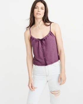 Женская майка Abercrombie & Fitch AF4227W S 10270 Фиолетовый