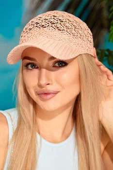 Кепка жіноча в'язана Tipster Braxton 4960 кремовий