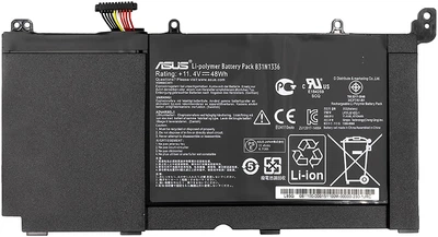 Аккумулятор для ноутбуков Asus VivoBook S551L (A42-S551) 11.4V 4400mAh (original) (NB430765)