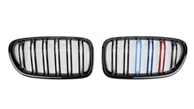 Решетки радиатора BMW F10 М стиль цветные триколор ф10