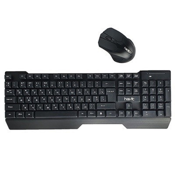 Клавиатура + мышь HAVIT KB279GCM беспроводные USB Black