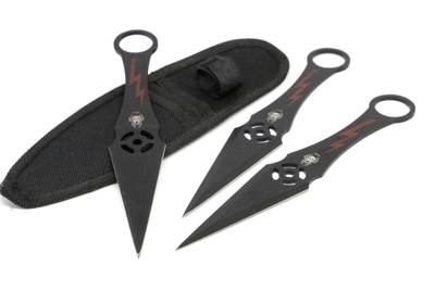 Набор туристических (метательных) ножей XSteel K004 (3 штуки)