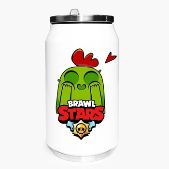 Термобанка Бравл Старс Спайк (Brawl Stars Spike) 350 мл (31091-1010) термокружка термос из нержавеющей стали с трубочкой