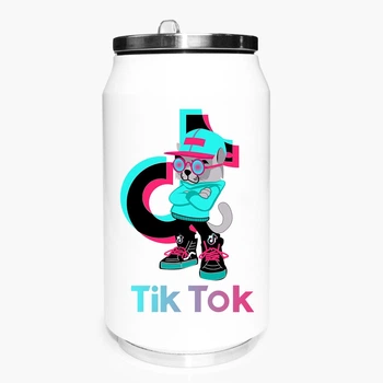 Термобанка ТикТок (TikTok) 350 мл (31091-1644) термокружка термос из нержавеющей стали с трубочкой