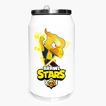 Термобанка Бравл Старс Ворон (Brawl Stars Crow) 350 мл (31091-1060) термокружка термос из нержавеющей стали с трубочкой