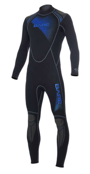 Гидрокостюм Bare Thermalskin Full 1мм черно - синий Черно-синий XL