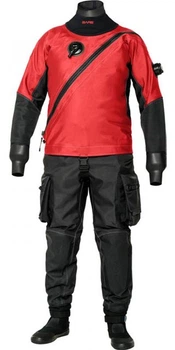 Сухой гидрокостюм Bare X-Mission Evolution Tech Dry Mens красный Черно-красный M