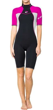 Гидрокостюм Bare Nixie Shorty Lady 2 mm черно-розовий Черно-розовый 2