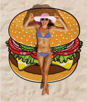 Пляжный коврик Memos Hamburger 143см
