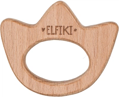 Прорезыватель Elfiki деревянный корона (ІГ-0131)
