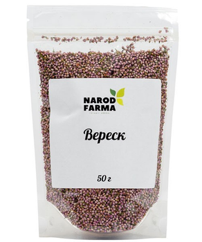Трав'яний Чай Верес NarodFarma квітки 50 г