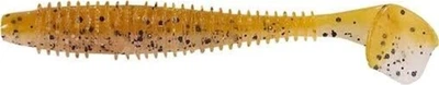 Силикон Balzer Shirasu Akiri Worm 9.5 см 8 г Kaito 5 шт (съедобный) Оливково-перламутровый с чёрными блёстками (13786 003)