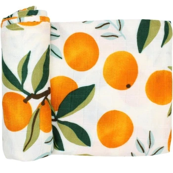 Пелюшка муслиновая Kiddie Widdie Мандаринки 120x120 см