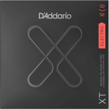 Струни для електрогітар D'Addario XTE1052 XT Light Top / Heavy Bottom (10-52)