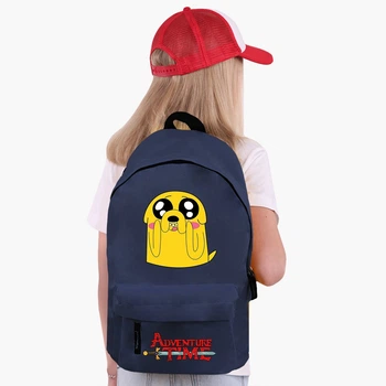 Рюкзак детский Время Приключений Джейк Пес (Adventure Time Jake The Dog) (9263-1577) 17 л Темно-синий