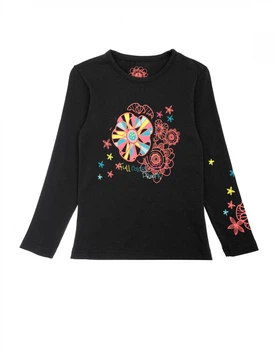 Комплект: Джемпер, спідниця і колготи Losan Kids girls (526-8006AD/63) Чорний 2 Years-92 см