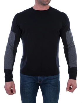 Джемпер чоловічий EMPORIO ARMANI (6Z1MXE-1MQSZ-F022/8-91) Чорний XXL