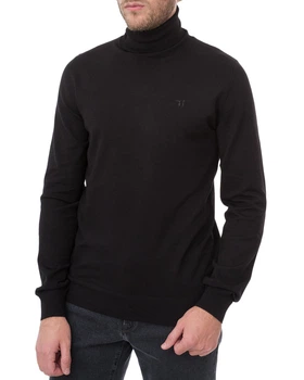 Гольф чоловічий TRUSSARDI JEANS (52M00233-OF000433-K299/19-20) Чорний XXL