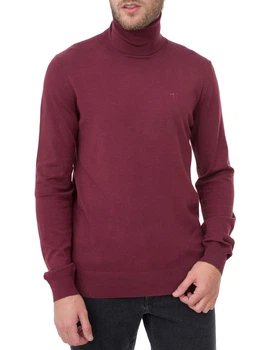 Гольф чоловічий TRUSSARDI JEANS (52M00233-OF000433-R290/19-20) Бордовий XXL