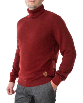Водолазка чоловіча TRUSSARDI JEANS (52M00393-OF000553-R010/20-21) Червоний XXL