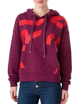 Худі жіночий TRUSSARDI JEANS (56F00106-1T002297-R287/20-21) Бордовий S