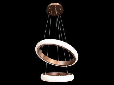 Подвесная светодиодная люстра AlexMosh с диммером 75W цвет кофе (051)