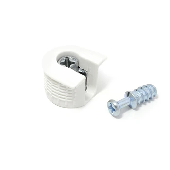 Стяжка R-Fix 18мм Белая+ зацеп Linken System (28089)