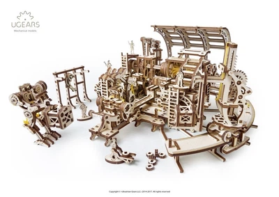 Механический 3D пазл Ukrainian Gears Фабрика роботов (598 деталей)