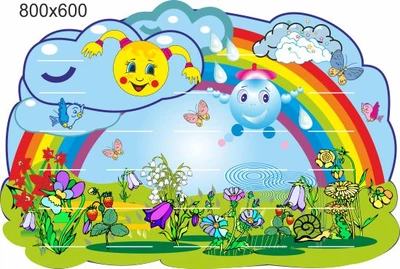 Стенд для школи, дитячого садка, Для ліплення. ViTaLa, фігурний, 800х600 мм, повнокольоровий (ДС000039)
