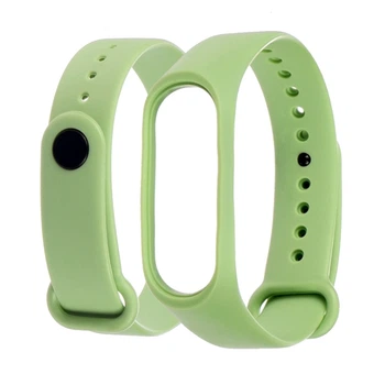 Силіконовий ремінець для Xiaomi Mi Band 3/ 4 № 25 болотний