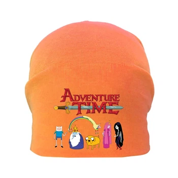 Шапка детская Время Приключений 002 (Adventure Time) оранжевая (ATR orn 002) 54-56 см