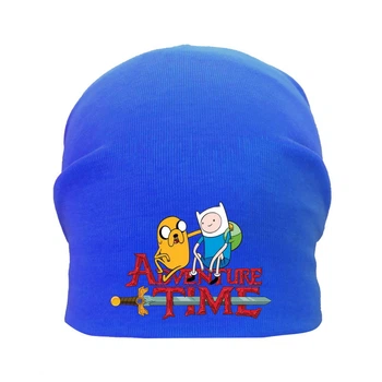 Шапка детская Время Приключений 001 (Adventure Time) синяя (ATR blu 001) 54-56 см